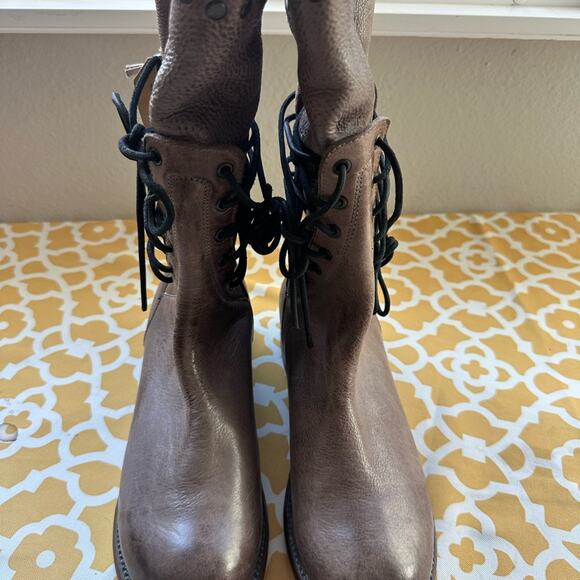 New Bed Stu Fen Mid Calf Boot In Alkaline Rustic Size 8 - Picture 4 of 15